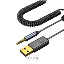 Wireless USB Bluetooth 5.0 Audio Transmitter Receiver AUX Adapter For TV Car Lot
