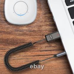 Wireless USB Bluetooth 5.0 Audio Transmitter Receiver AUX Adapter For TV Car Lot