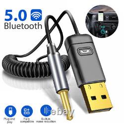 Wireless USB Bluetooth 5.0 Audio Transmitter Receiver AUX Adapter For TV Car Lot