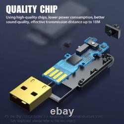 Wireless USB Bluetooth 5.0 Audio Transmitter Receiver Adapter For PC TV Car LOT