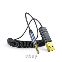 Wireless USB Bluetooth 5.0 Audio Transmitter Receiver Adapter For PC TV Car LOT
