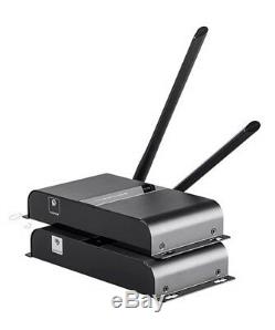 Wireless VGA Audio Video Extender Transmitter & Receiver Kit 200m 656ft 1080p