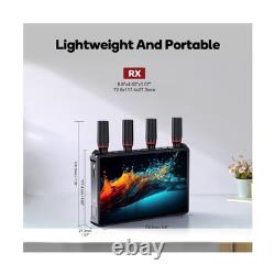 Wireless Video Transmitter and Receiver for Camera Monitor, Portable7 Inch Mo