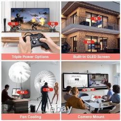 Wireless Video Transmitter and Receiver with OLED Screen, 1080P 60FPS, 5.8GHz
