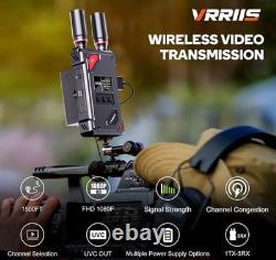 Wireless Video Transmitter and Receiver with UVC Out for Live System, Manual Swit