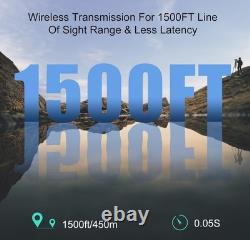 Wireless Video Transmitter and Receiver with UVC Out for Live System, Manual Swit