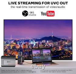 Wireless Video Transmitter and Receiver with UVC Out for Live System, Manual Swit