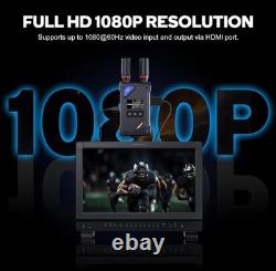 Wireless Video Transmitter and Receiver with UVC Out for Live System, Manual Swit