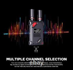 Wireless Video Transmitter and Receiver with UVC Out for Live System, Manual Swit