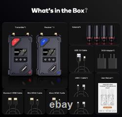 Wireless Video Transmitter and Receiver with UVC Out for Live System, Manual Swit