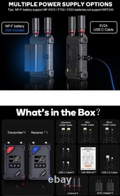 Wireless Video Transmitter and Receiver with UVC Out for Live System, Manual Swit