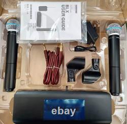 Wireless Vocal System SHUR BLX288 / Beta 58A with2 BETA58 Microphones US New