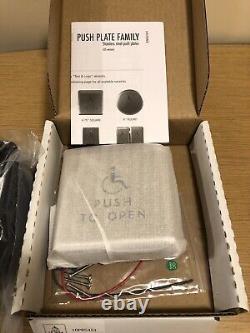 Wireless Wired Handicap Push Button 2 pc. Boxes, Transmitter and Receivers