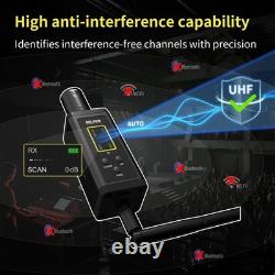 Wireless XLR Transmitter and Receiver Dual Antennas 470ft Range F30