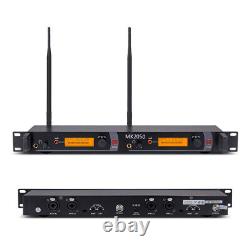 Wireless stage IR In Ear Monitor System UHF Dual channel transmitter Receiver