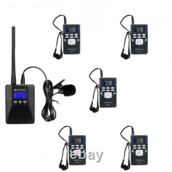 WirelessAssisted Listening Audio System Transmitter 5 Receivers Church Meeting WirelessAssisted Listening Audio System Transmitter 5 Receivers Church Meeting