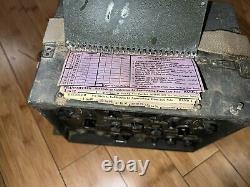 Ww II U. S. Navy Tby-8 Portable Transmitter Receiver Radio Not Tested, Sell As Is