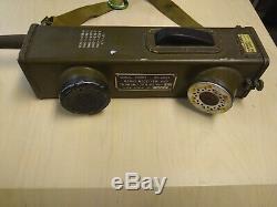 Wwii Us Military Receiver Transmitter Walkie Talkie Radio Bc-611-c Signal Corps