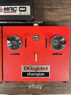 X2 VINTAGE EK-LOGICTROL Remotes/Vintage MRC 2S-75 Proportional Radio Control