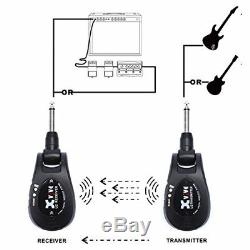 XVIVE U2 BLACK Wireless System Electric Guitar Live Stage Transmitter Receiver
