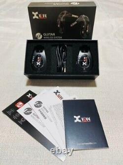 XVIVE XV-U2 Black Guitar Wireless System 2.4GHz Digital Guitar Transmitter
