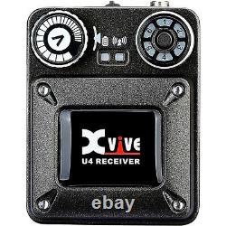 XVive U4R4 In-Ear Monitor Wireless System Transmitter One and Four Receiver LN