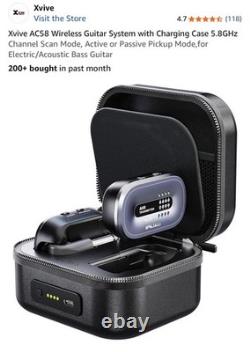 Xvive AC58 Wireless Guitar System with Charging Case 5.8GHz