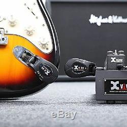 Xvive U2 Wireless Guitar System 2.4GHZ Digital Transmitter & Receiver Black