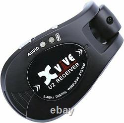 Xvive U2 Wireless System Electric Guitar Live Stage Transmitter Receiver Black