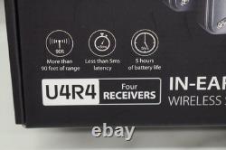 Xvive U4R4 Wireless In-Ear Monitoring System with 4 Receivers & 1 Transmitter