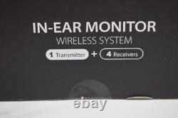 Xvive U4R4 Wireless In-Ear Monitoring System with 4 Receivers & 1 Transmitter