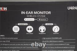 Xvive U4R4 Wireless In-Ear Monitoring System with 4 Receivers & 1 Transmitter