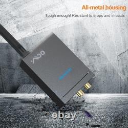 YMOO 2.4GHz Wireless Audio Transmitter Receiver (1 TX+1 RX), 20ms Ultra Low