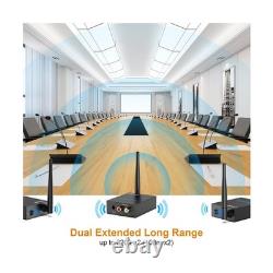 YMOO 2.4GHz Wireless Audio Transmitter and Receiver (1 TX+2 RX), 2 Receivers