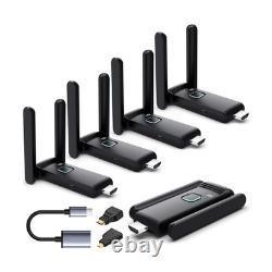 YUYUNLOMN Wireless HDMI Transmitter 4 Receivers 165FT Range