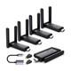 Yuyunlomn Wireless Hdmi Transmitter 4 Receivers 165ft Range
