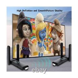 YUYUNLOMN Wireless HDMI Transmitter 4 Receivers 165FT Range
